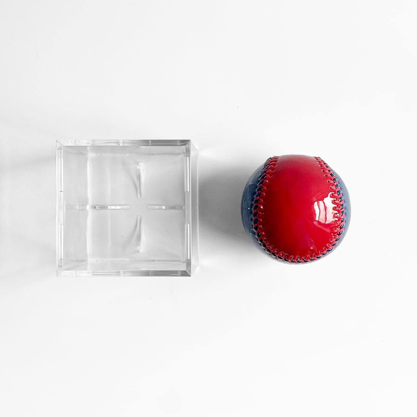 ... Baseball with Display Case